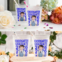 Graduation,Happy,Gift For Kids,Gift For Grandkids,Photo,Proud - Custom Photo Kindergarten Preschool Graduate - Personalized Frosted Cups