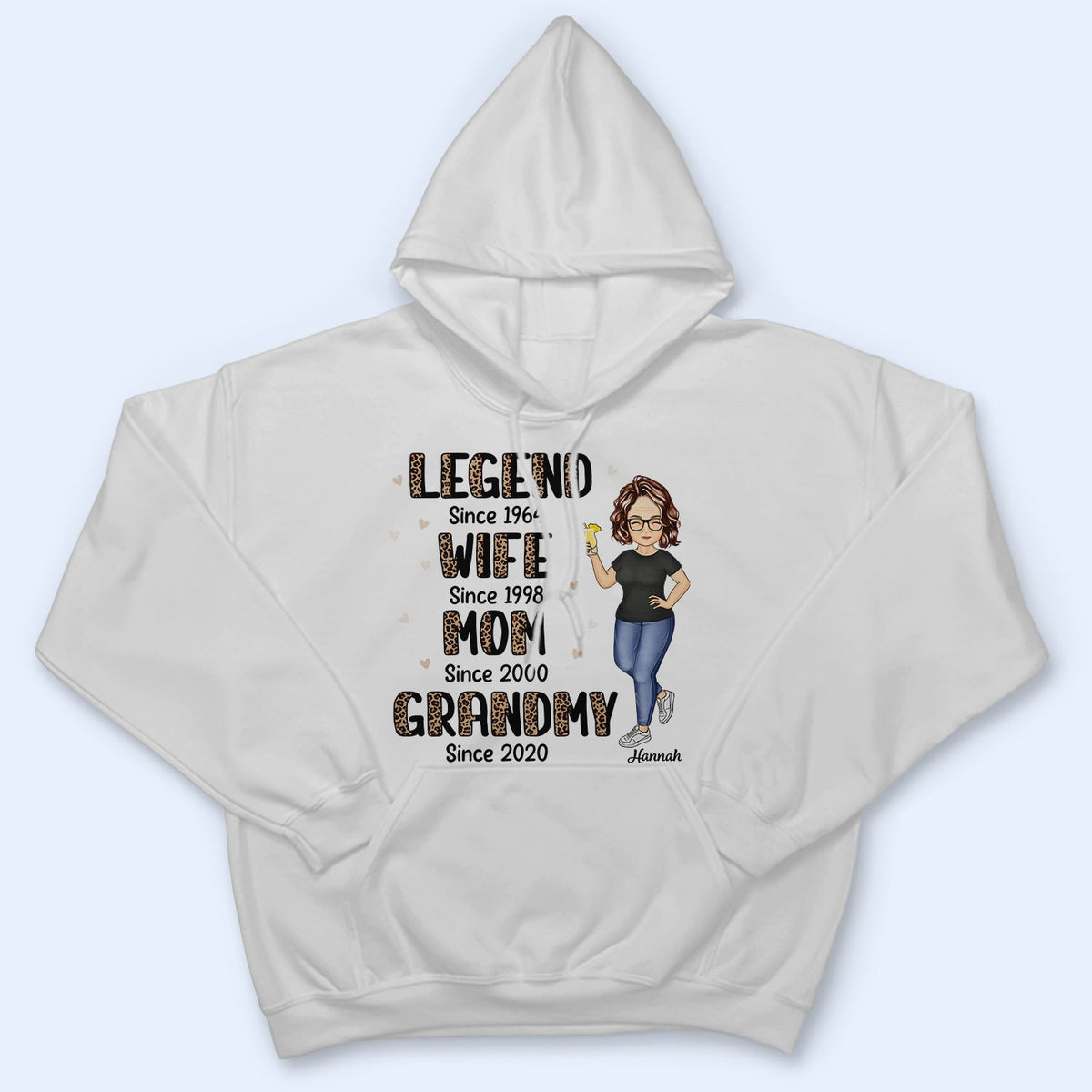 Legend Wife Mom Grandma - Gift For Mother And Grandmother - Personalized Custom T Shirt