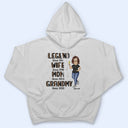 Legend Wife Mom Grandma - Gift For Mother And Grandmother - Personalized Custom T Shirt