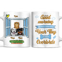 Good Morning Human Servant - Gift For Pet Lover - Personalized Custom White Edge-to-Edge Mug