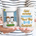 Good Morning Human Servant - Gift For Pet Lover - Personalized Custom White Edge-to-Edge Mug