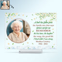 Custom Photo A Limb Has Fallen - Memorial Gift - Personalized Custom Horizontal Rectangle Acrylic Plaque