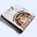 Crazy Chicken Lady - Personalized Custom T Shirt