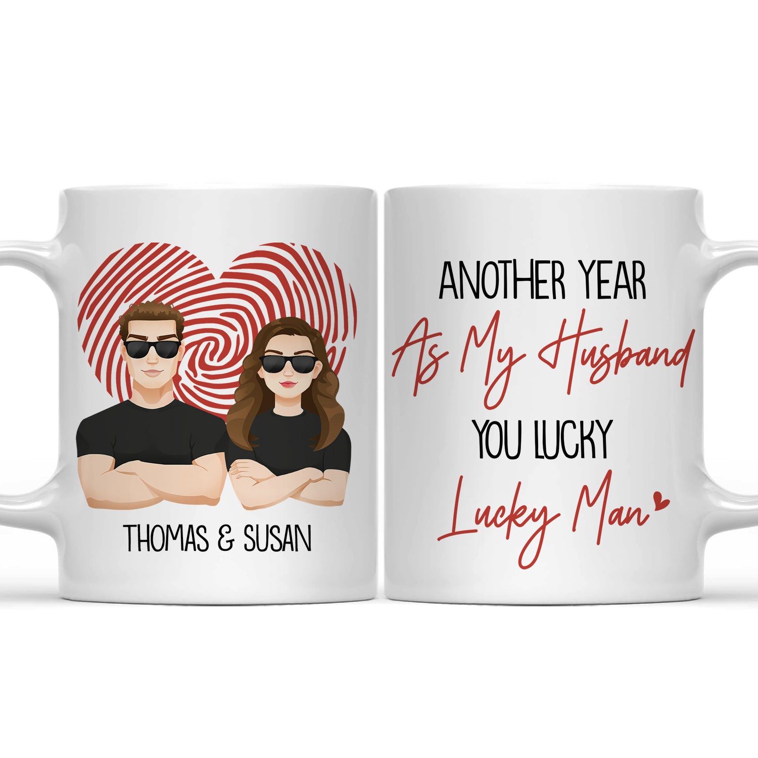 Another Year As My Husband - Gift For Couples - Personalized Mug