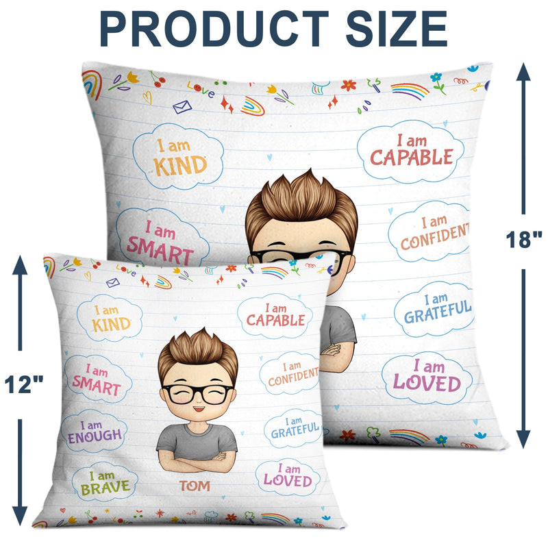 I Am Kind I Am Smart - Gift For Kid, Back To School Gift - Personalized Pillow