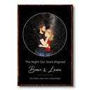 Star Map The Night Our Stars Aligned - Gift For Couples - Personalized Poster