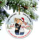 I Could Have Found You Sooner - Christmas, Gift For Couples - Personalized Circle Ceramic Ornament