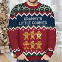 Grandma Grandpa Mom Dad Perfect Batch - Gift For Mom, Dad, Grandparents - Personalized Unisex Ugly Sweater