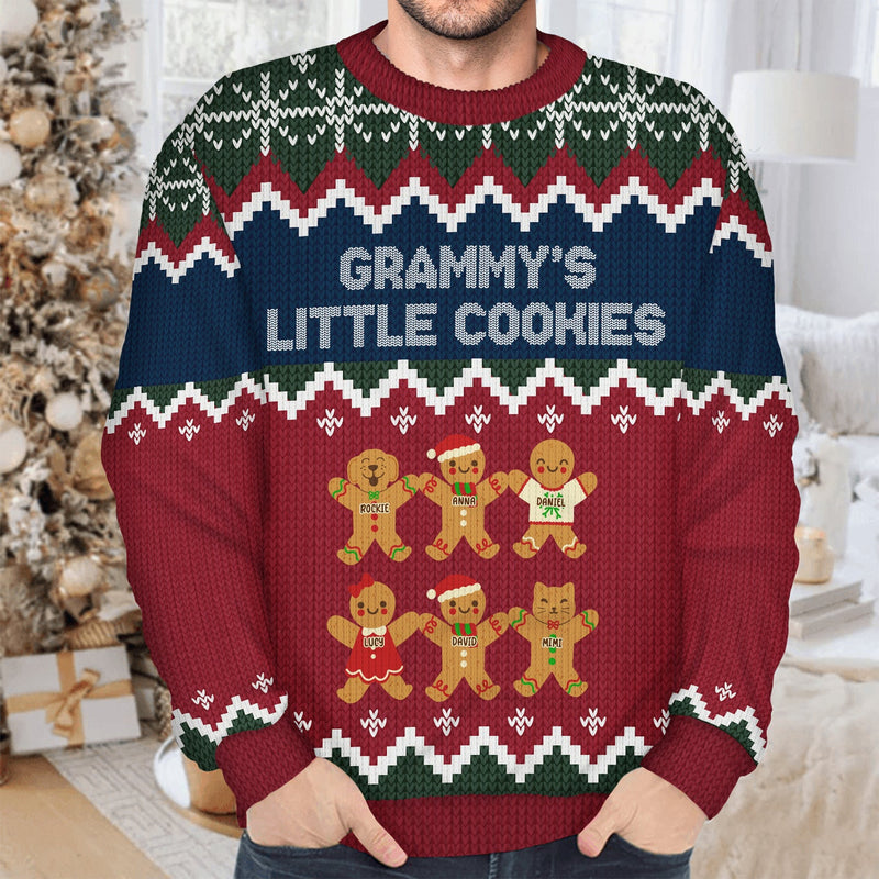 Grandma Grandpa Mom Dad Perfect Batch - Gift For Mom, Dad, Grandparents - Personalized Unisex Ugly Sweater