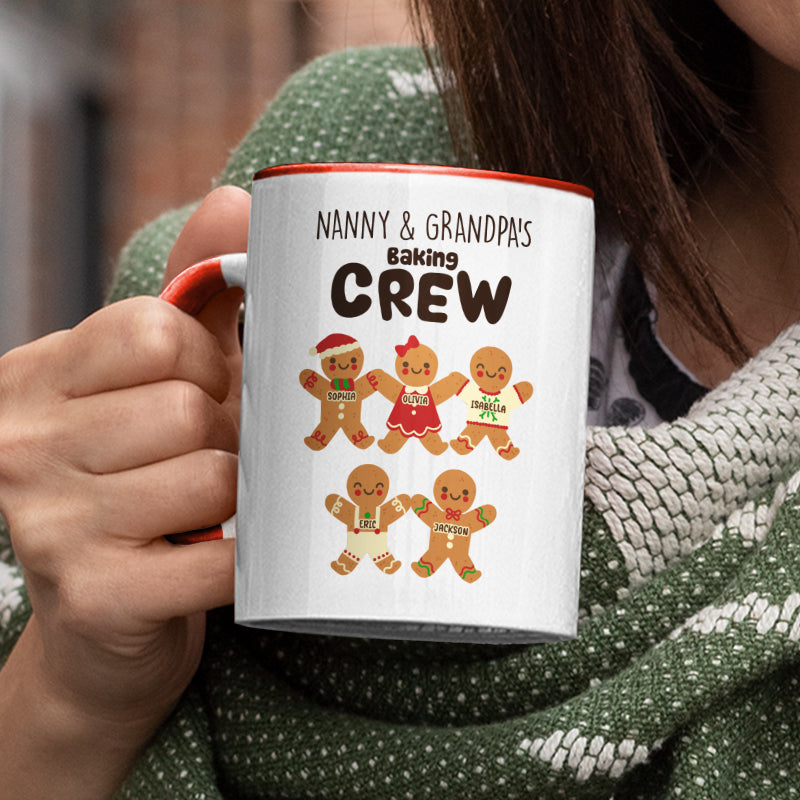 Grandma Grandpa Mom Dad Perfect Batch - Gift For Mom, Dad, Grandparents - Personalized Accent Mug