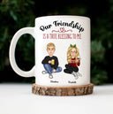Our Friendship Is A True Blessing To Me - Christmas, Gifts For Colleagues, Coworker, Bestie - Personalized Mug