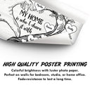 What I Love Most About My Home - Gift For Couples & Families - Personalized Custom Poster