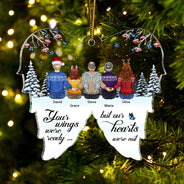 Your Wings Were Ready - Christmas, Memorial Gift - Personalized Custom Shaped Acrylic Ornament