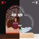 You Were My Favorite Hello And Hardest Goodbye - Memorial Gift For Pet Lovers - Personalized 3D Led Light Wooden Base