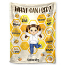 Soyez drôle, soyez gentil - Cadeau pour petite-fille, petit-fils, enfants - Couverture polaire personnalisée