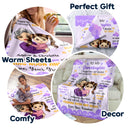 You Will Feel My Love Within It - Gift For Granddaughter, Grandson, Kids - Personalized Fleece Blanket