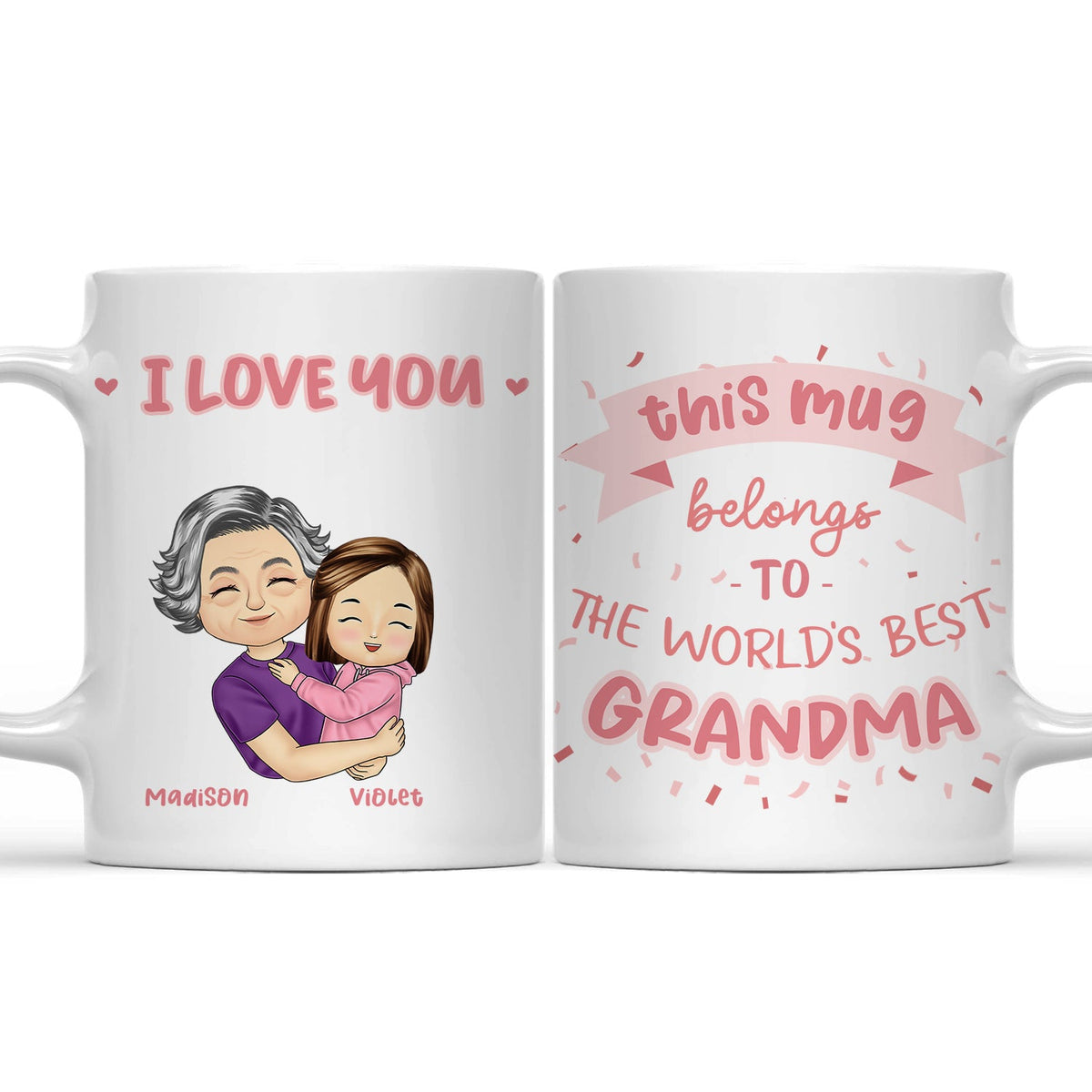 The World's Best Mom Grandma Gift For Mother, Grandmother Personal