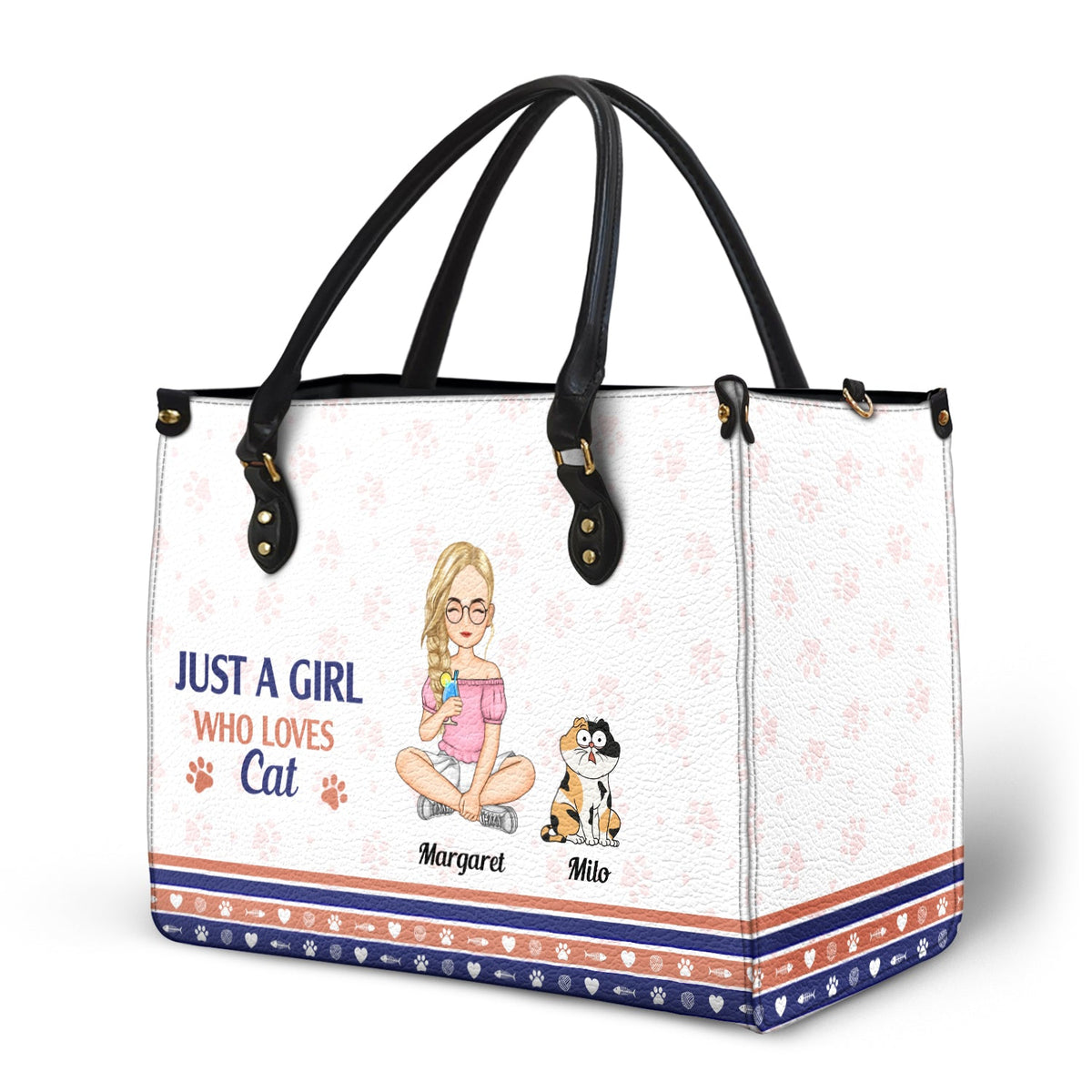 Best Fur Mom Ever - Gift For Dog Mom, Cat Mom, Pet Lovers - Personalized Leather Bag