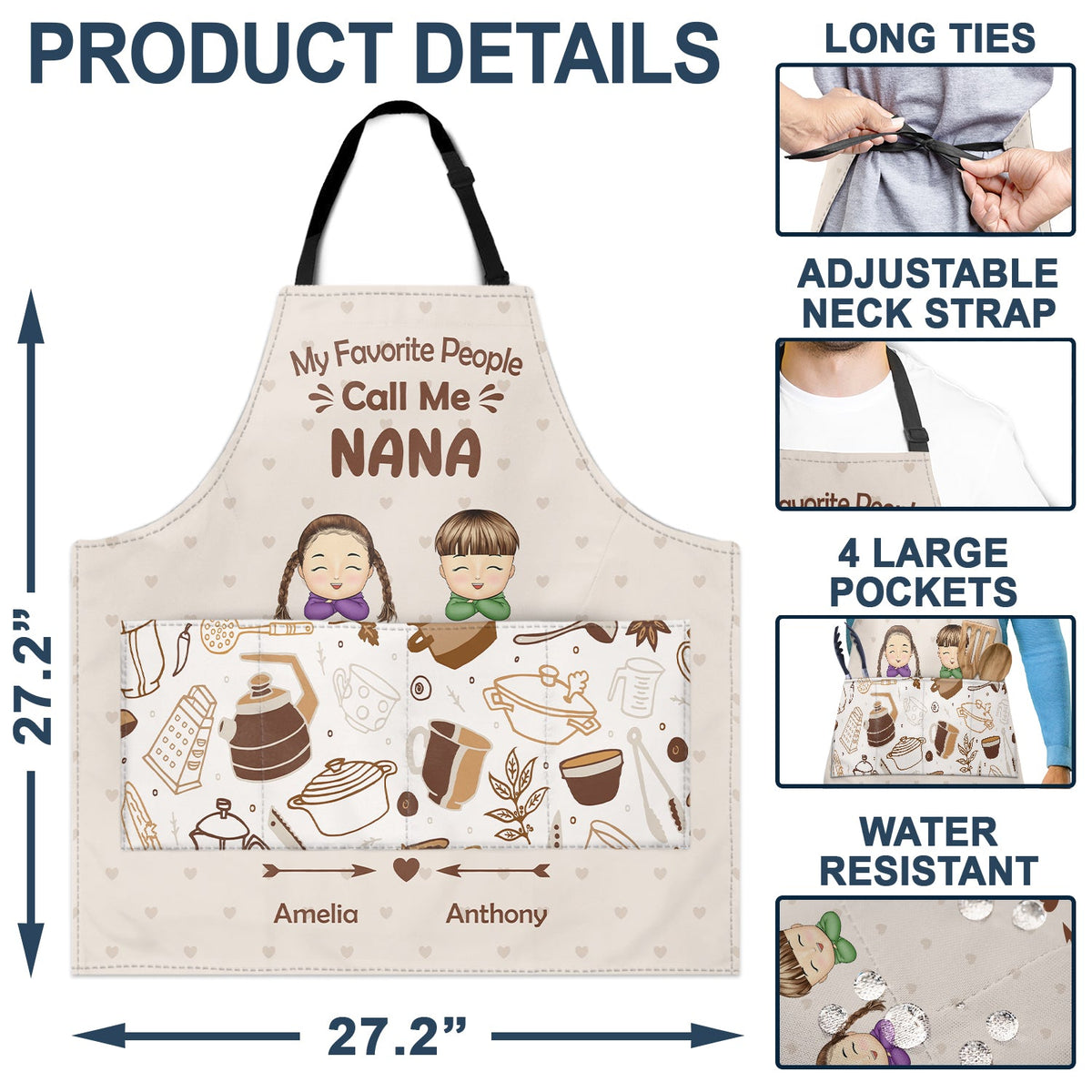 My Favorite People Call Me Mom Grandma - Birthday, Loving Gift For Mot ...