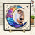 Custom Photo I Love You To The Moon And Back - Gift For Couples - Personalized 2-Layered Wooden Plaque With Stand