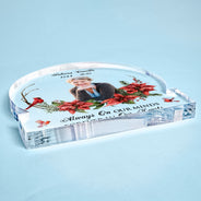 Custom Photo Cardinals I'm Always With You - Memorial Gift - Personalized Round Shaped Acrylic Plaque