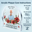 Custom Photo Cardinals I'm Always With You - Memorial Gift - Personalized Round Shaped Acrylic Plaque