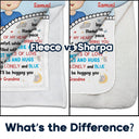 Hug This Blanket And I'll Be Hugging You - Gift For Granddaughter, Grandson, Kids - Personalized Fleece Blanket, Sherpa Blanket