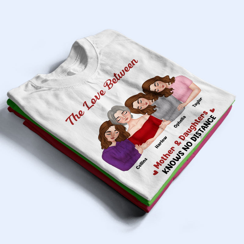 Mother And Daughter Forever Linked Together - Loving Gift For Mom - Personalized T Shirt