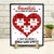 Grandkids Fill A Space In Your Heart - Gift For Grandma - Personalized 2-Layered Wooden Plaque With Stand