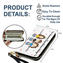 This Awesome Grandma Belongs To - Gift For Mom, Mother, Grandma - Personalized Leather Long Wallet