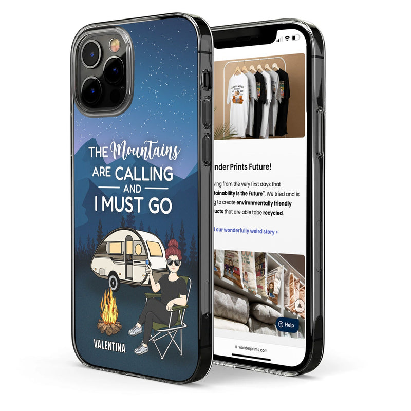 Life Is Better By The Campfire - Gift For Camping Lovers - Personalized Clear Phone Case