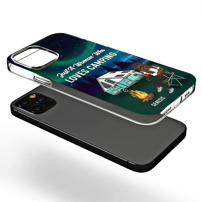 Life Is Better By The Campfire - Gift For Camping Lovers - Personalized Clear Phone Case