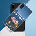 Life Is Better By The Campfire - Gift For Camping Lovers - Personalized Clear Phone Case