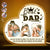 Custom Photo Our Daddy Is Our Hero - Gift For Dad, Father's Day - Personalized Custom Shaped Photo Light Box