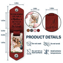 Custom Photo Mother Holds My Heart Forever - Gift For Mom, Mama - Personalized Leather Photo Keychain