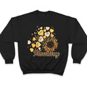 Grandma Mom Kids Sunflower - Gift For Mother, Grandmother - Personalized T Shirt
