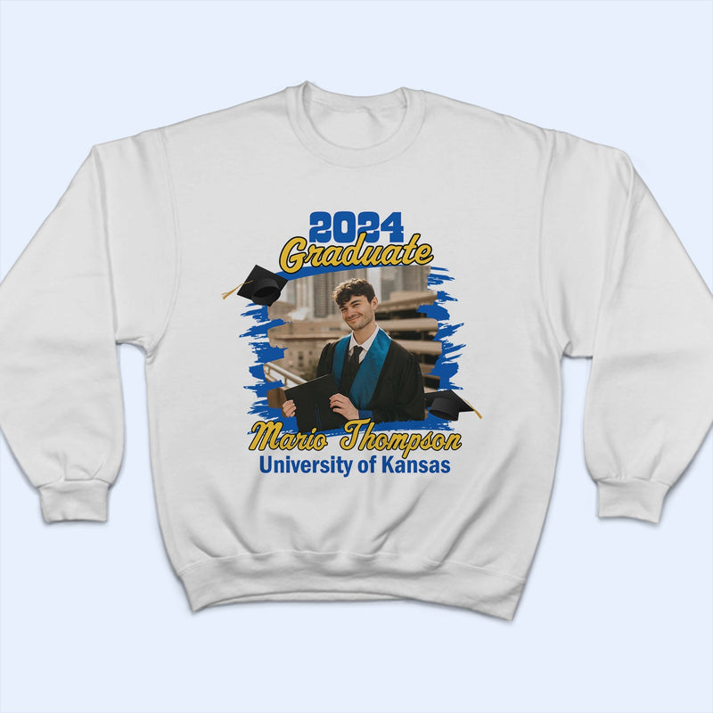 Custom Photo Graduation Celebration - Gift For Friends, Children - Personalized T Shirt