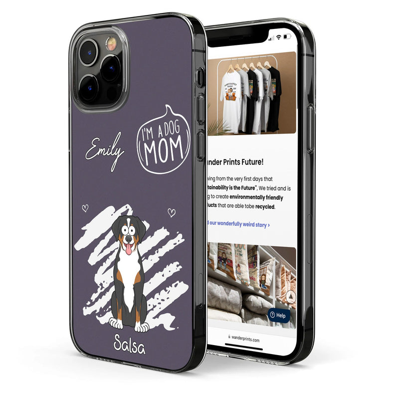 I'm A Dog Person - Gift For Dog Mom, Dog Dad, Dog Lovers - Personalized Clear Phone Case