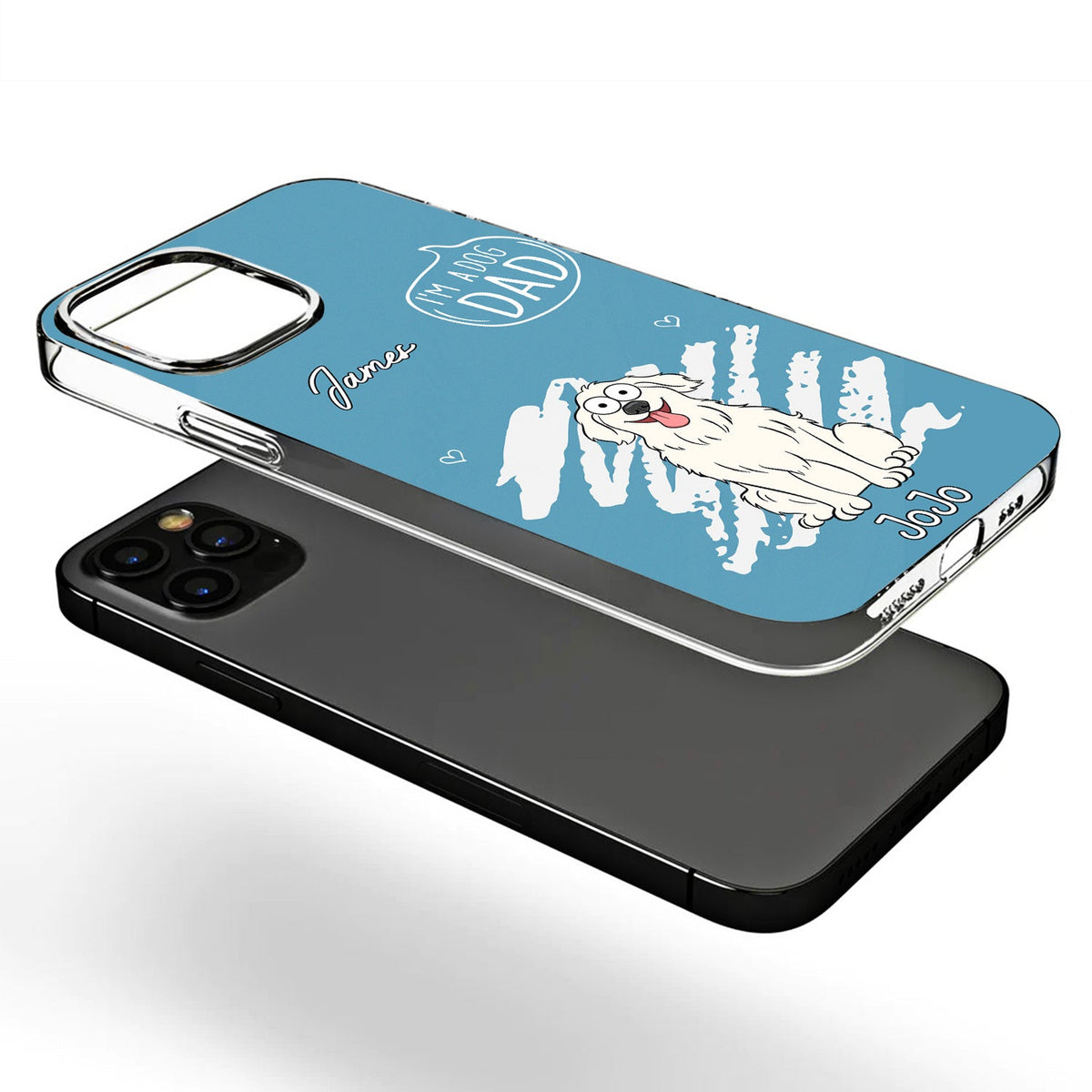 I'm A Dog Person - Gift For Dog Mom, Dog Dad, Dog Lovers - Personalized Clear Phone Case