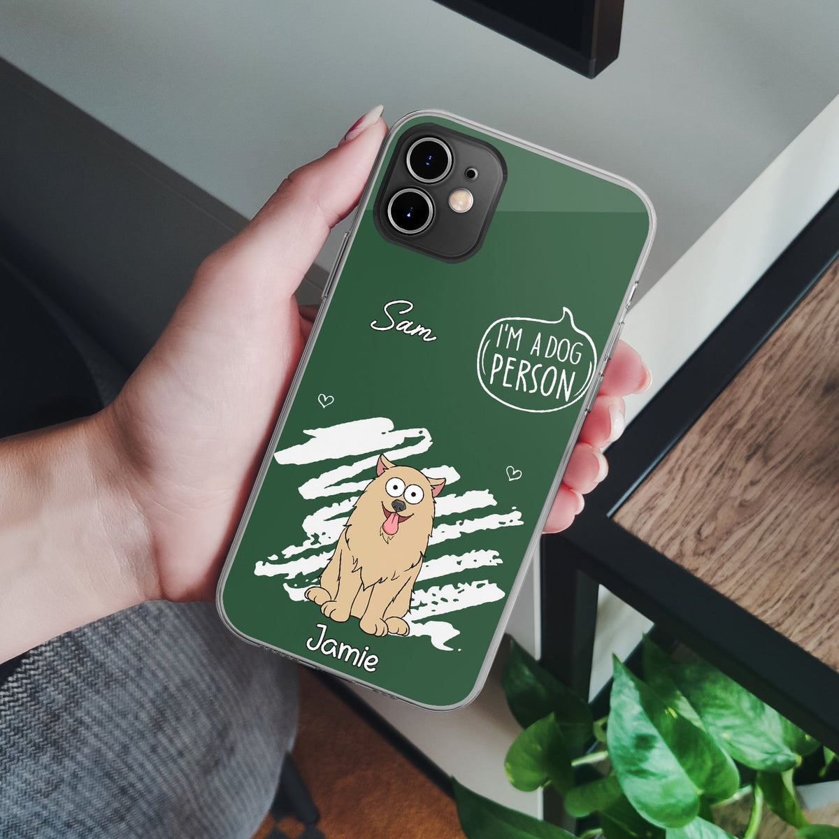 I'm A Dog Person - Gift For Dog Mom, Dog Dad, Dog Lovers - Personalized Clear Phone Case