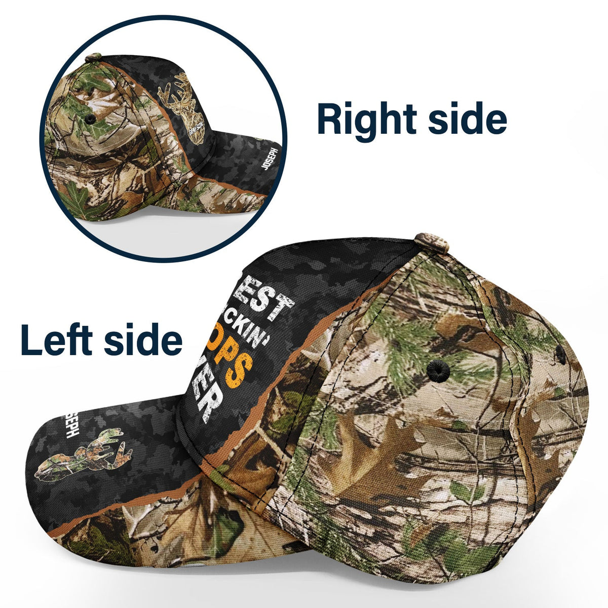 Casquette classique personnalisée pour papa, grand-père et chasseur 