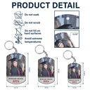 Custom Photo You Are Braver Than You Believe - Graduation Gift, Gift For Friends - Personalized Aluminum Keychain