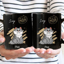 I'm A Cat Person - Gift For Cat Lovers, Cat Mom, Cat Dad - Personalized Black Mug