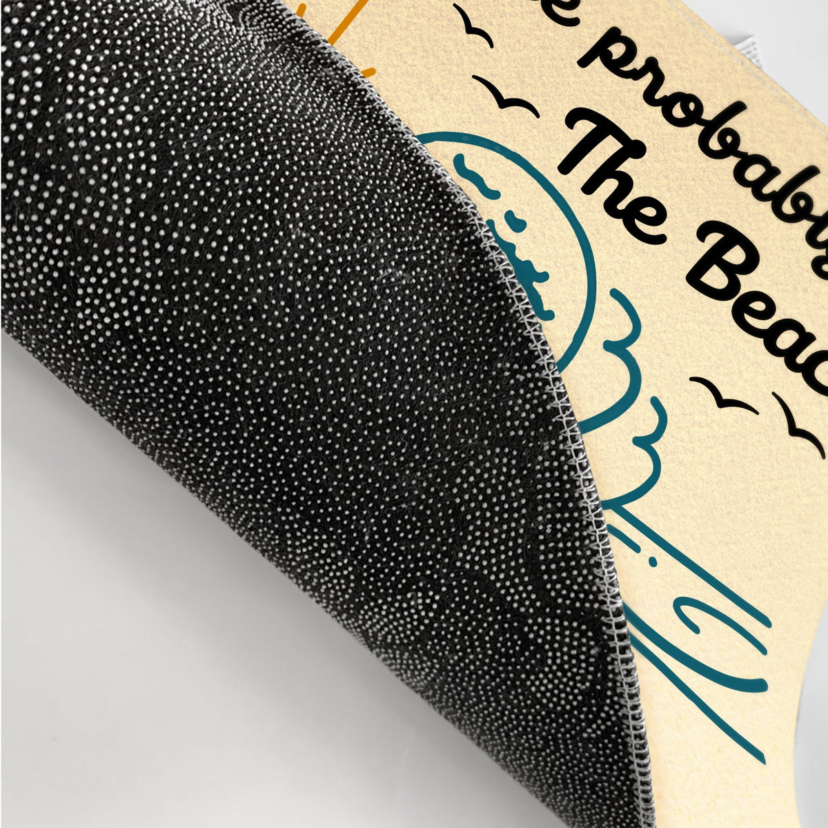 Family Probably At The Beach - Personalized Doormat