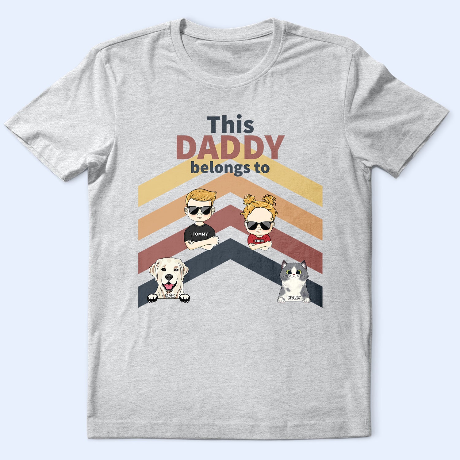 This Dad Grandpa Uncle Belongs - Personalized T Shirt