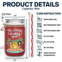 The Girls Are Drinking Again - Personalized Mason Jar Cup With Straw