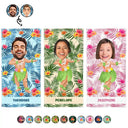 Custom Photo Hula Dancing - Personalized Beach Towel