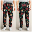 Christmas,Custom Photo,Pet Lovers,Pet Mom,Pet Dad,Dog Lovers,Cat Lovers,Happy - Custom Photo Best Pet Dad Mom Ever - Personalized Pajama Pants