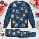 Pet Lovers, Pet Mom, Pet Dad - Custom Photo Best Dog Cat Dad Mom Ever - Personalized Unisex Pajamas Set