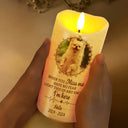 Christmas,Memorial,Sad,Family - Custom Photo Light This Up And Know I'm Here - Personalized Flameless LED Candle
